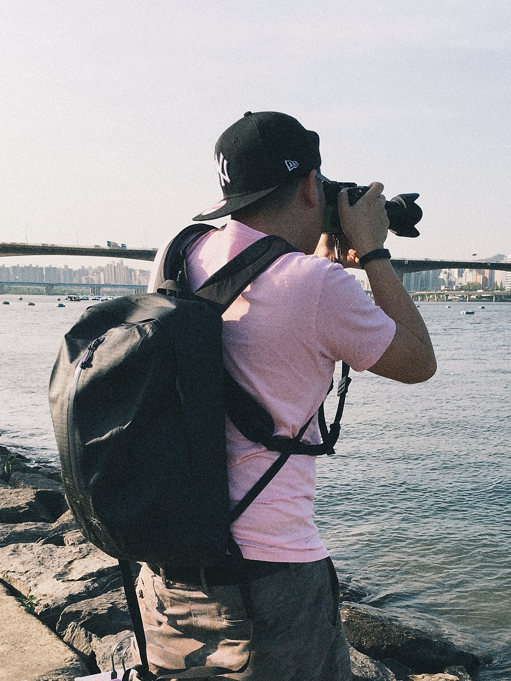 Shooting a frame out across the water